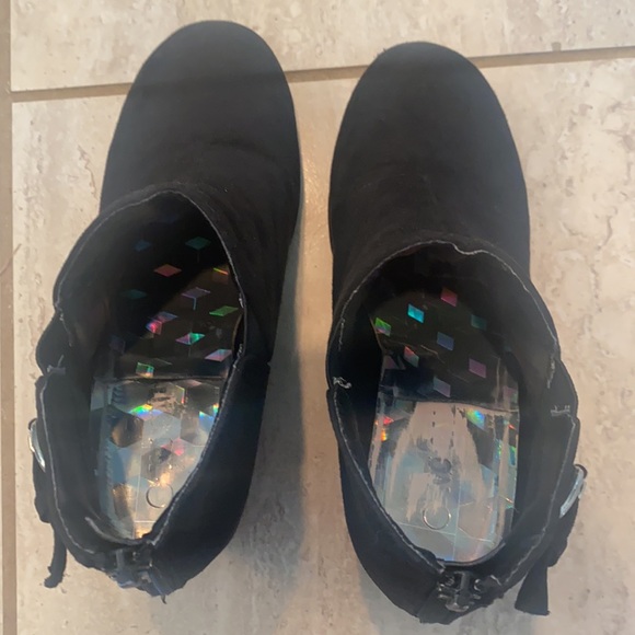 Girls black ankle boots size 3 - Picture 3 of 5